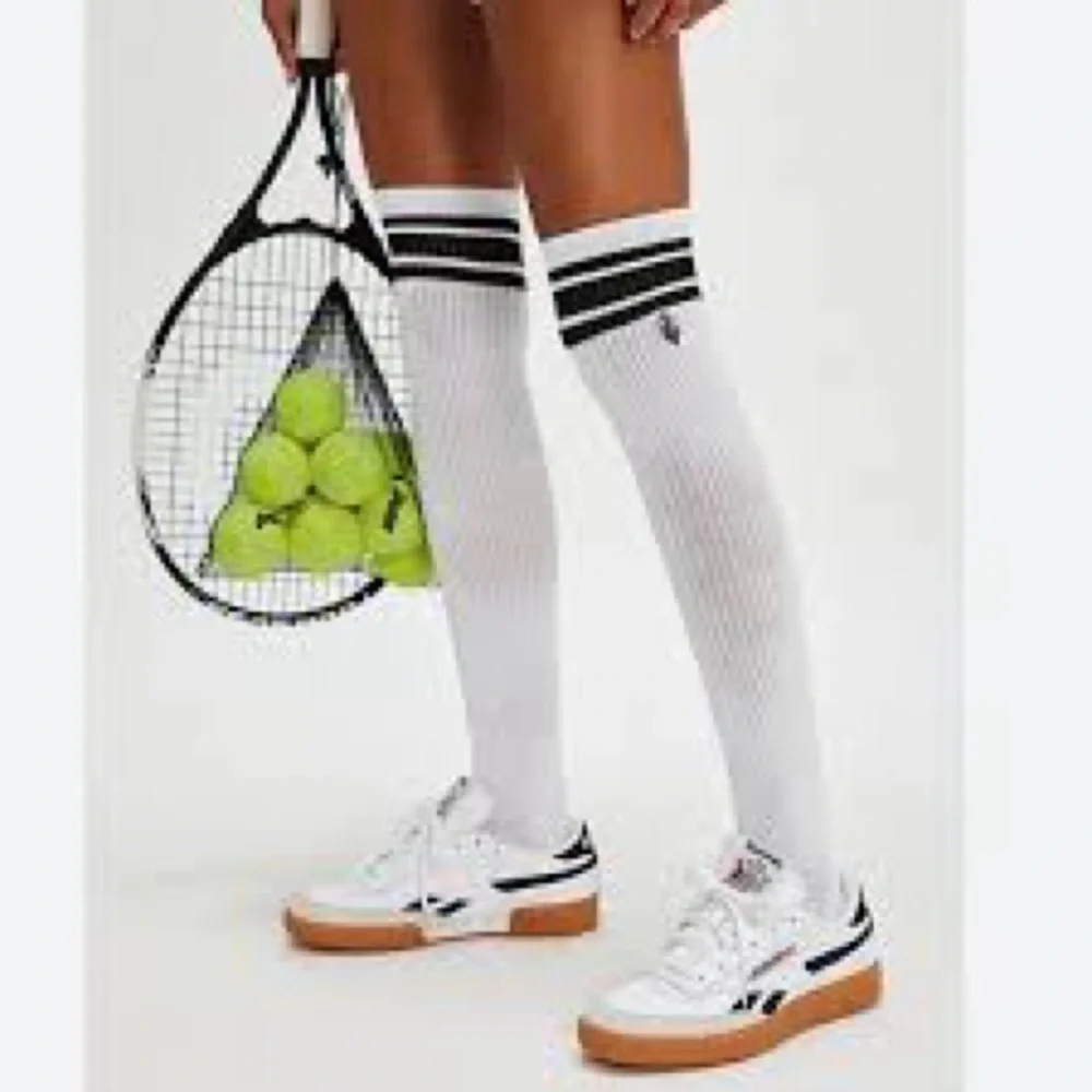 Free People Knee High Logo Stripe Socks, Set of 2, NWT